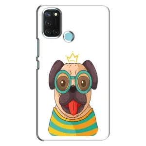 Бампер для Realme C17 з картинкою "Песики" (Собака Король)