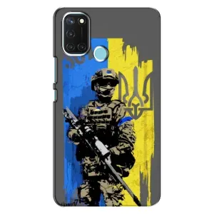 Чохли з принтом (Воїни ЗСУ) для Realme C17 (Солдат ЗСУ)