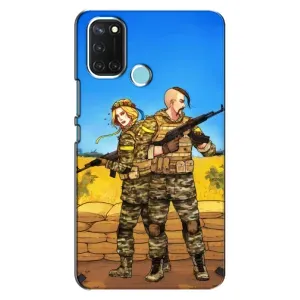 Чохли з принтом (Воїни ЗСУ) для Realme C17 (Солдати ЗСУ)