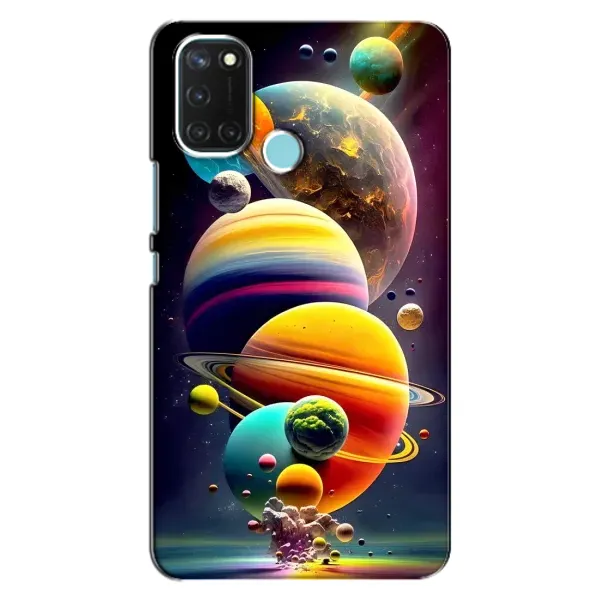 Чехол с рисунком «Солнечна система» для Realme C17