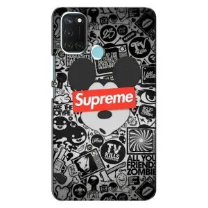 Чехол с Брендами одежды на Реалми С17 (Supreme Маус)