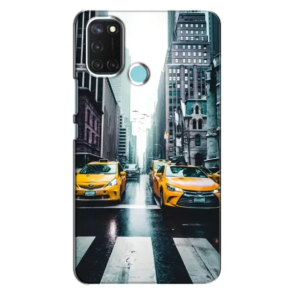 Чехол с рисунком «Такси» для Realme C17 Чехол с рисунком «Такси» для Realme C17