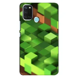 Чохли для Realme C17 (Персонажі МайнКрафт) (Текстура)