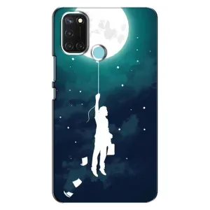 Чехол (ТПУ) с планетами на Realme C17 (To The moon)
