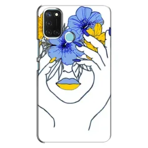 Чехол на Realme C17 Украинский дизайн (Украинка на всю голову)