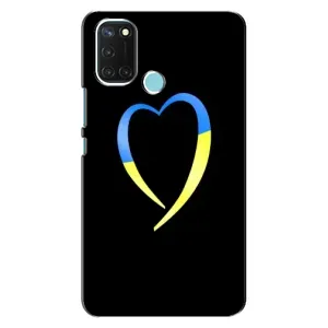 Силиконовый Чехол на Realme C17 (Я-Украина) (Украинское сердце)