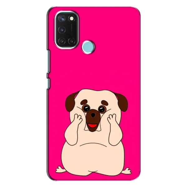 Чехол с рисунком «Веселый Мопсик» для Realme C17 Чехол с рисунком «Веселый Мопсик» для Realme C17