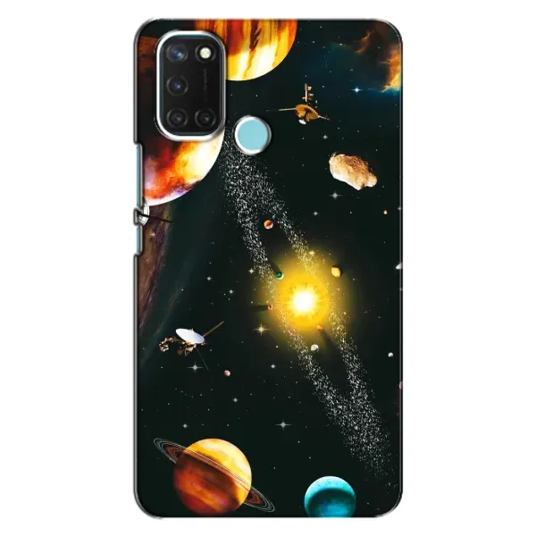 Чехол с рисунком «Вид с космоса» для Realme C17