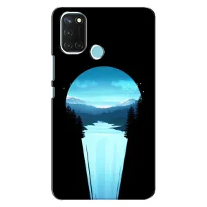 Летний Чехол на Realme C17 (Синий Водопад)