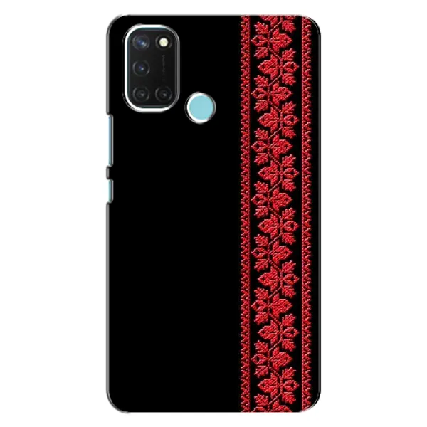 Чехол с рисунком «Вышиванка на черном» для Realme C17 Чехол с рисунком «Вышиванка на черном» для Realme C17