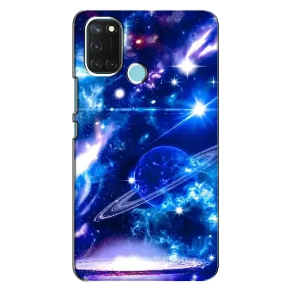 Чехол с рисунком «Яркий космос» для Realme C17