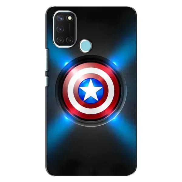 Чехол с рисунком «Яркий Щит Капитана» для Realme C17 Чехол с рисунком «Яркий Щит Капитана» для Realme C17