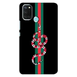 Чехлы Бренд GUCCI для Realme C17 (Змей Гуччи)