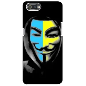 Чехол с Украинской символикой на Реалми с2 (Анонимус патриот)