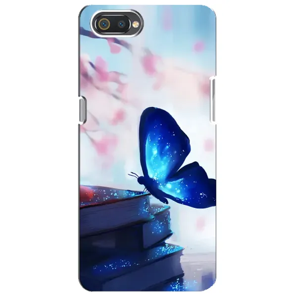 Чехол с рисунком «Бабочка синяя» для Realme C2 Чехол с рисунком «Бабочка синяя» для Realme C2