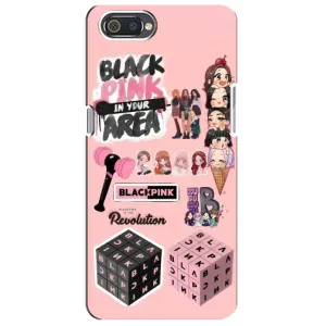 Чохли з картинкою для Realme C2 (BLACK PINK колаж)