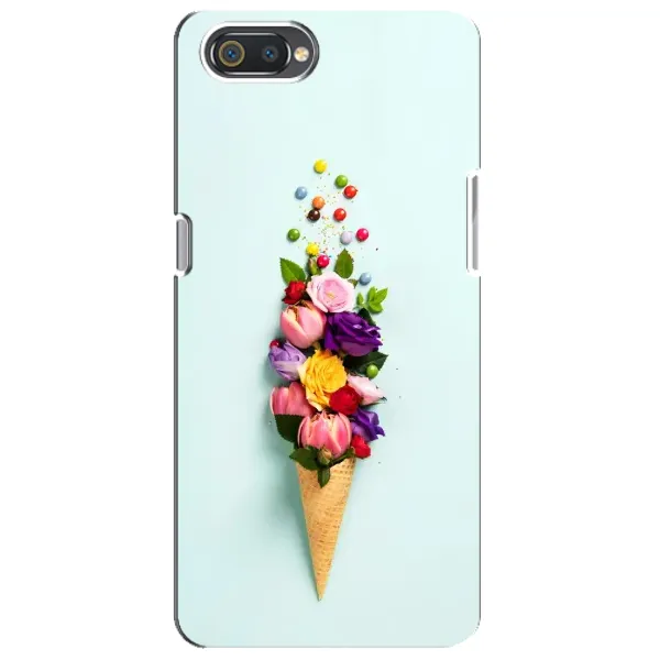 Чехол с рисунком «Цветок-мороженное» для Realme C2 Чехол с рисунком «Цветок-мороженное» для Realme C2