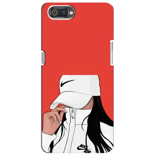 Чехол с рисунком «Девушка Nike» для Realme C2