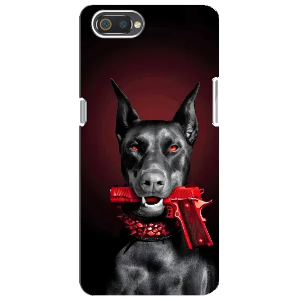 Чехол с рисунком «Доберман злой» для Realme C2 Чехол с рисунком «Доберман злой» для Realme C2