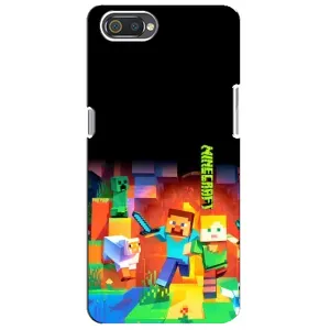 Чохли для Realme C2 (Персонажі МайнКрафт) (Герой Майнкрафт)