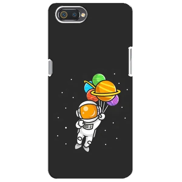Чохол з малюнком «Космонавт з кульками» для Realme C2 Чохол з малюнком «Космонавт з кульками» для Realme C2