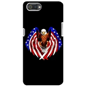 Чохол Прапор USA для Realme C2 (Крила США)