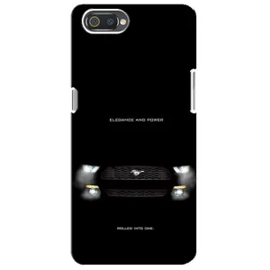 Чехлы с тематикой "Крутые машины" на Realme C2 (Черный Land Rover)