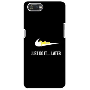 Силиконовый Чехол на Realme C2 с картинкой Nike (Later)