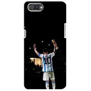 Чехлы Лео Месси Аргентина для Realme C2 (Лео Чемпион)