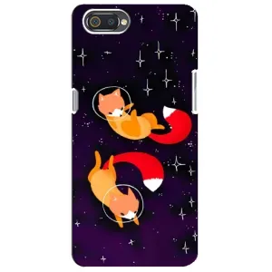 Чехол с Лисичкой для Realme C2 (Лисы)