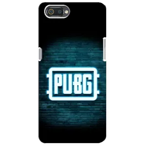 Чохол (TPU) з картинкою "Лого Пабг" на Реалмі С2 (Лого PUBG)