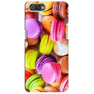 Чохол з зображенням смачної їжі для Realme C2 (Макаруни)