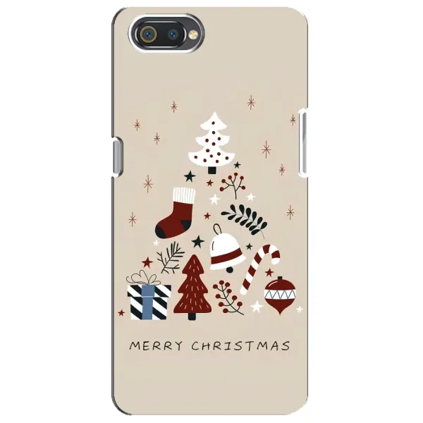 Чехол с рисунком «Merry Christmas» для Realme C2 Чехол с рисунком «Merry Christmas» для Realme C2