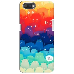 Силиконовый чехол с котиком для Realme C2 (Mew)