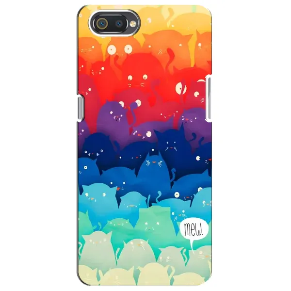 Чехол с рисунком «Mew» для Realme C2