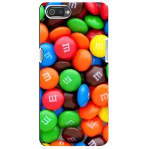 Чохол з зображенням смачної їжі для Realme C2 (Різнокольорові M&M'S)