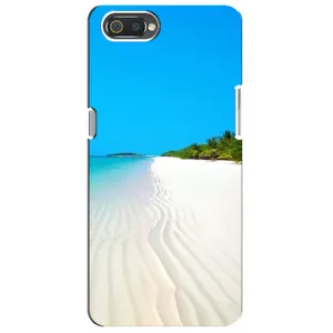 Летний Чехол на Realme C2 (Море песок)