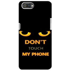 Чехол с Прикольным принтом на Realme C2 (Не трогай мой телефон)