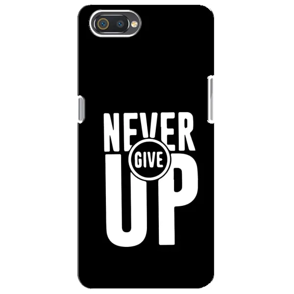 Чехол с рисунком «Never Give UP» для Realme C2 Чехол с рисунком «Never Give UP» для Realme C2