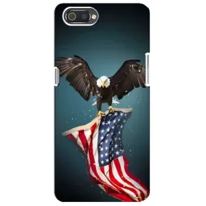 Чохол Прапор USA для Realme C2 (Орел і прапор)