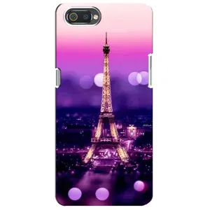 Чехол с Эйфелевой башней на Realme C2 (Париж башня)