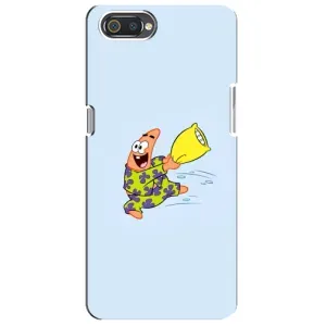 Чехлы с Патриком на Realme C2 (Патрик с подушкой)