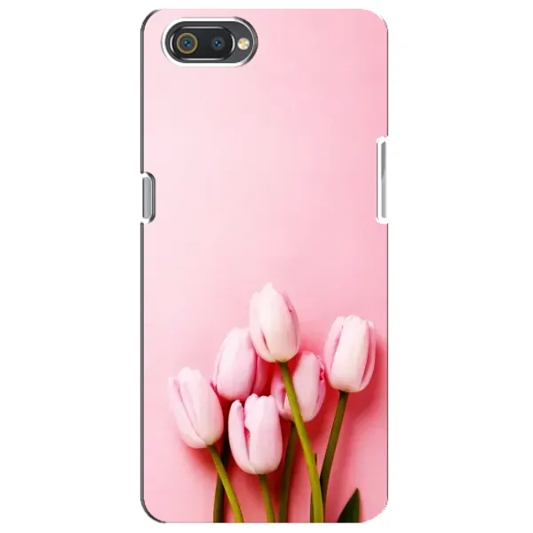 Чехол с рисунком «Розовые тюльпаны» для Realme C2 Чехол с рисунком «Розовые тюльпаны» для Realme C2