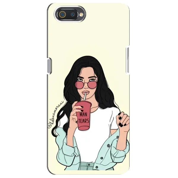 Чехол с рисунком «С напитком» для Realme C2
