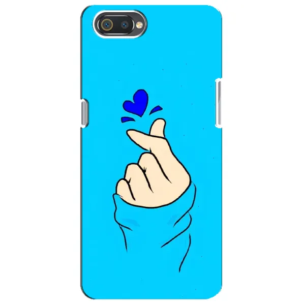 Чехол с рисунком «Сердце на синем» для Realme C2 Чехол с рисунком «Сердце на синем» для Realme C2