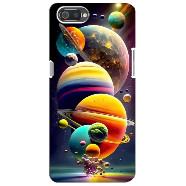 Чехол с рисунком «Солнечна система» для Realme C2