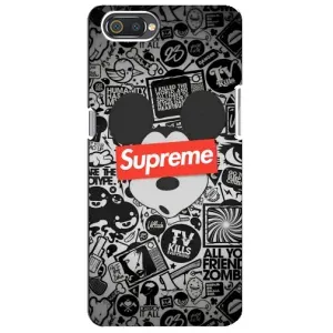 Чохол з Брендами одягу на Реалмі С2 (Supreme Маус)