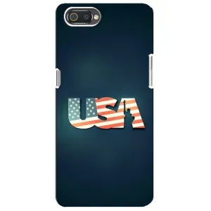 Чохол Прапор USA для Realme C2 (USA)