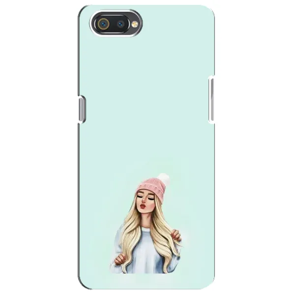 Чехол с рисунком «В шапке» для Realme C2