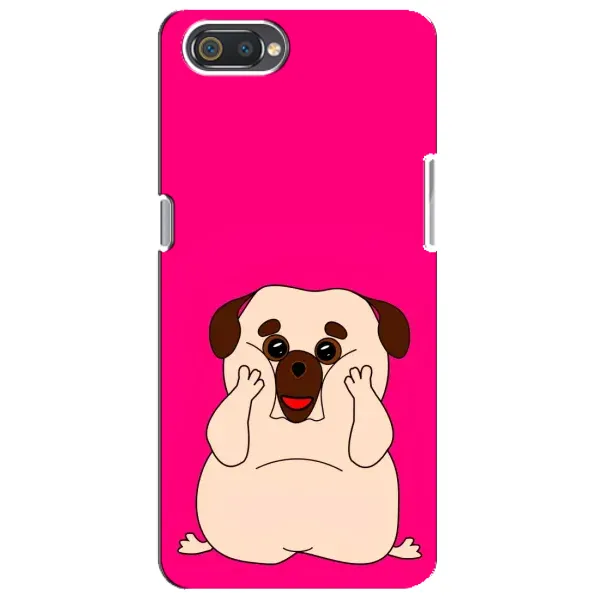 Чехол с рисунком «Веселый Мопсик» для Realme C2